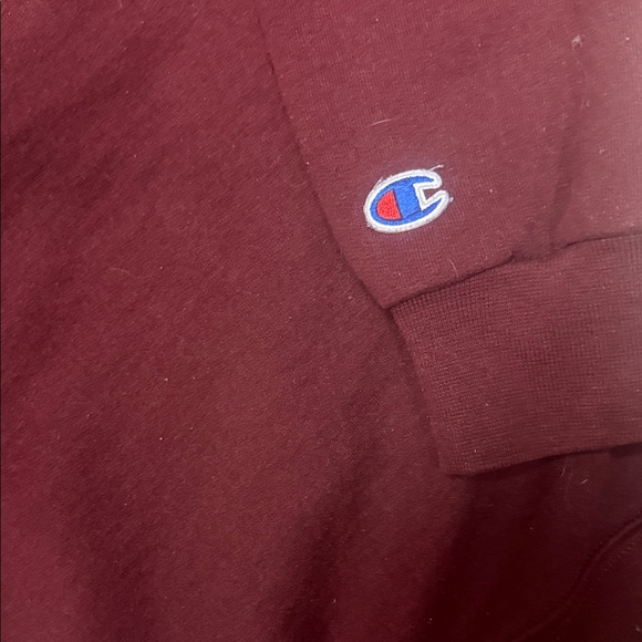 Authentic Champion Burgundy Harvard Law School Crewneck Sweatshirt Unisex Size M - Picture 3 of 5